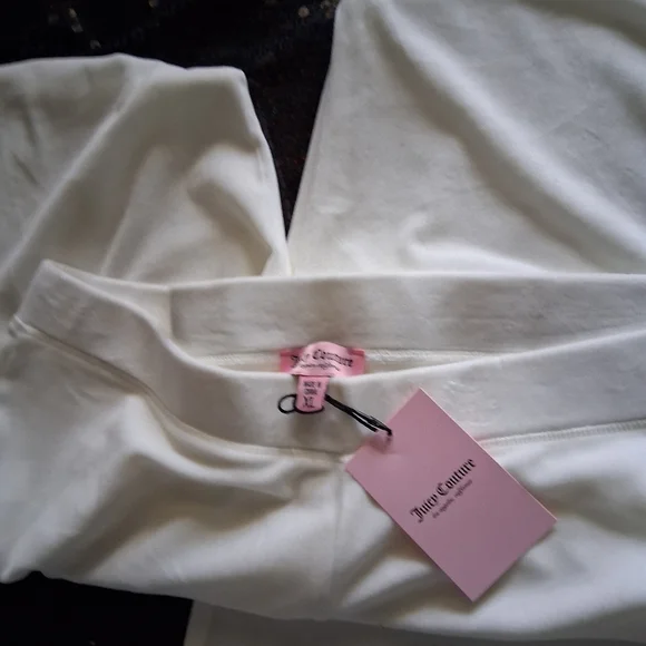 🔥NWT Juicy Couture OG BLING VELOUR TRACK PANTS XL $99 - Picture 4 of 5